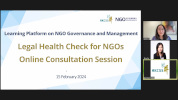 Legal Health Check for NGOs - Online Consultation Sessions