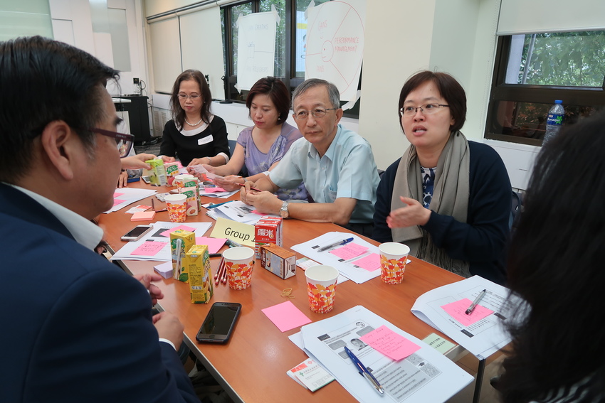 NGO board members and senior management discussed the gains and pains of organization performance monitoring.