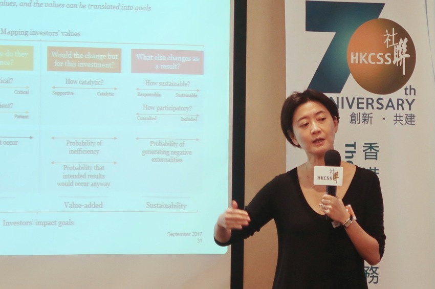 Ms Catherine Tsui, Associate Director, Corporate Responsibility, PricewaterhouseCoopers Limited spoke and led the workshop.