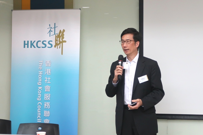 Representative of one the sponsors for the Hong Kong NGO Governance Health Survey, Mr Alan Chow, Executive Director of The D. H. Chen Foundation shared his views on the importance of governance as a former director and described funders’ concern of NGO governance.
