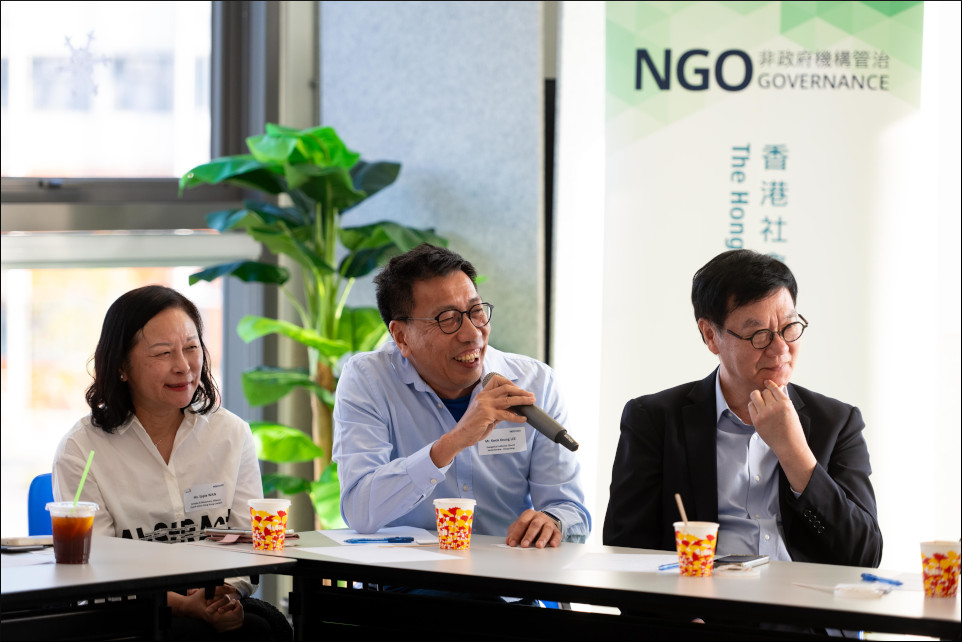 Board members and senior management exchanged their wisdom in NGO governance.