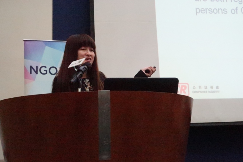 Miss Angelina Mok, Deputy Registry Manager (Registration), Companies Registry shared the definition of a Significant Controller and how to prepare the Register of Significant Controllers, illustrated with examples.