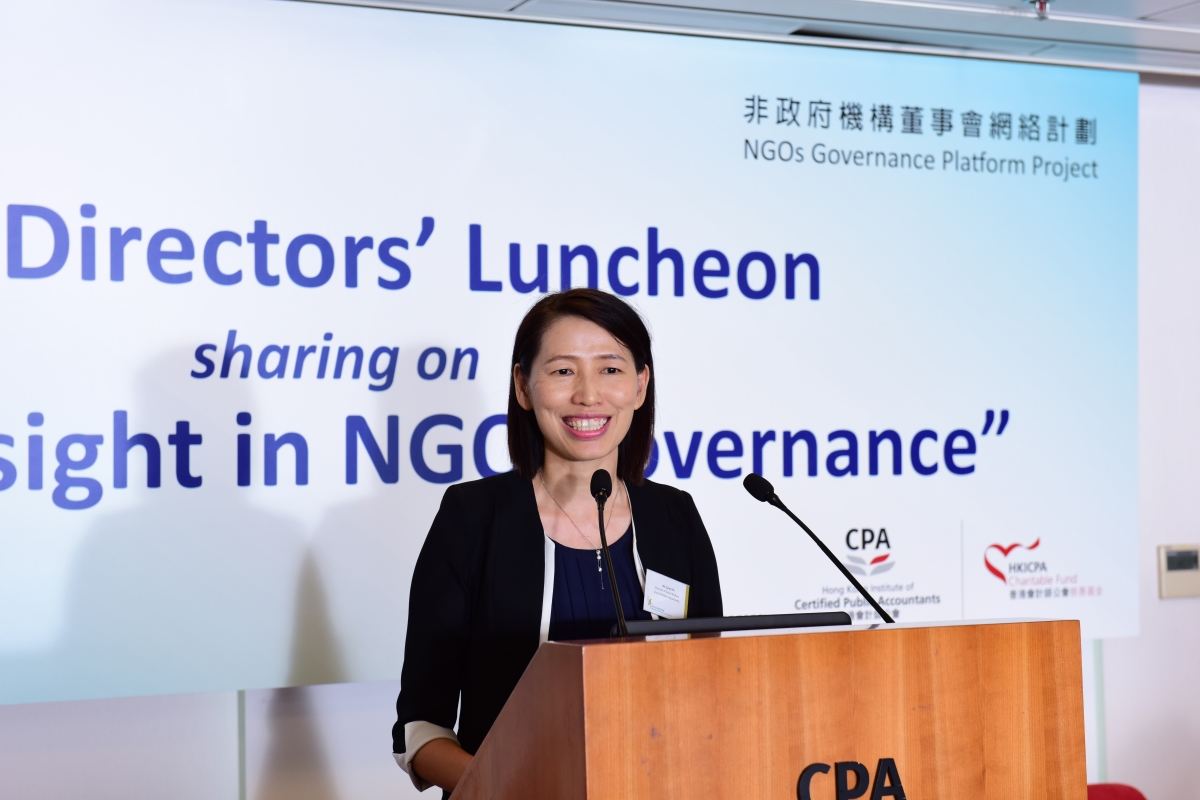 Ms Carol YIP, Director of Social Welfare, attended The Council’s first-ever Directors’ Luncheon.