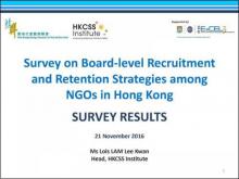 Board-level Recruitment and Retention Strategies among NGOs in Hong Kong