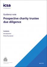 Prospective charity trustee due diligence