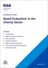 Board Evaluation in the Charity Sector