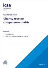Charity trustee competence matrix
