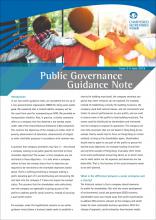 Public Governance Guidance Note Issue 3 - Setting up social enterprises