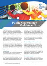 Public Governance Guidance Note Issue 4 - Compliance with Companies Ordinance