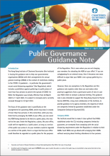 Public Governance Guidance Note Issue 6 - Guidance Note on Social Distancing Regulation