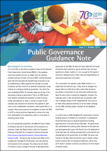 Public Governance Guidance Note Issue 5 - Delegation to Committees