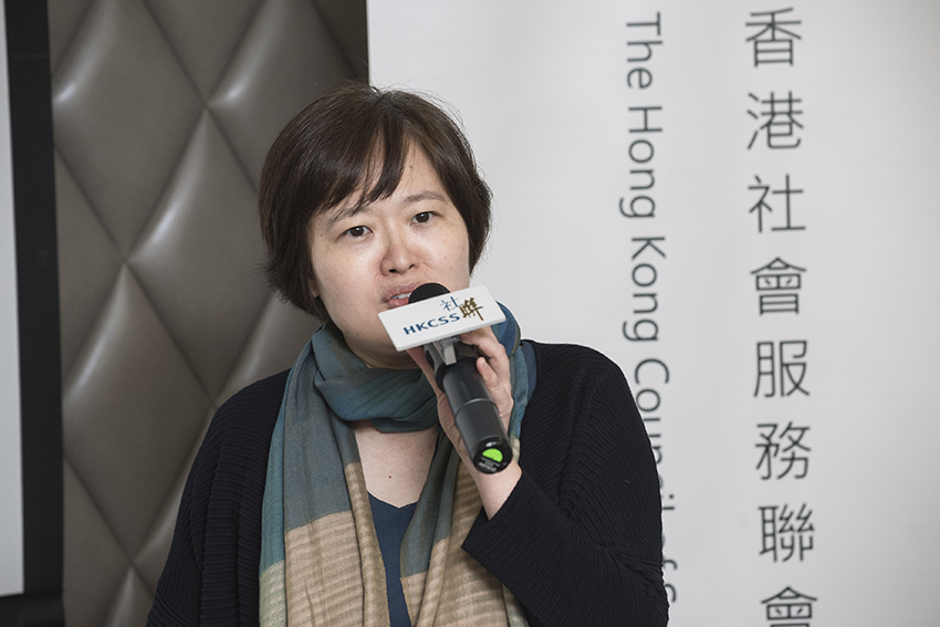 Ms May Wong, Fourth Vice President, Hong Kong Young Women's Christian Association, illustrated the correlation of “purposeful” and “processful” resulting in different levels of governance.
