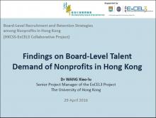 Board-Level Talent Demand of Nonprofits in Hong Kong