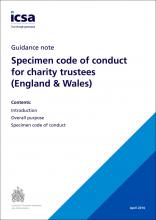 Specimen code of conduct for charity trustees (England & Wales)