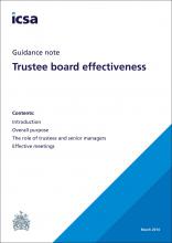 Trustee board effectiveness