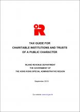Tax Guide for Charitable Institutions and Trusts of a Public Character